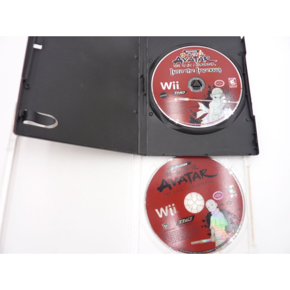 Wii Avatar the last Airbender and Into the Inferno Nintendo Wii